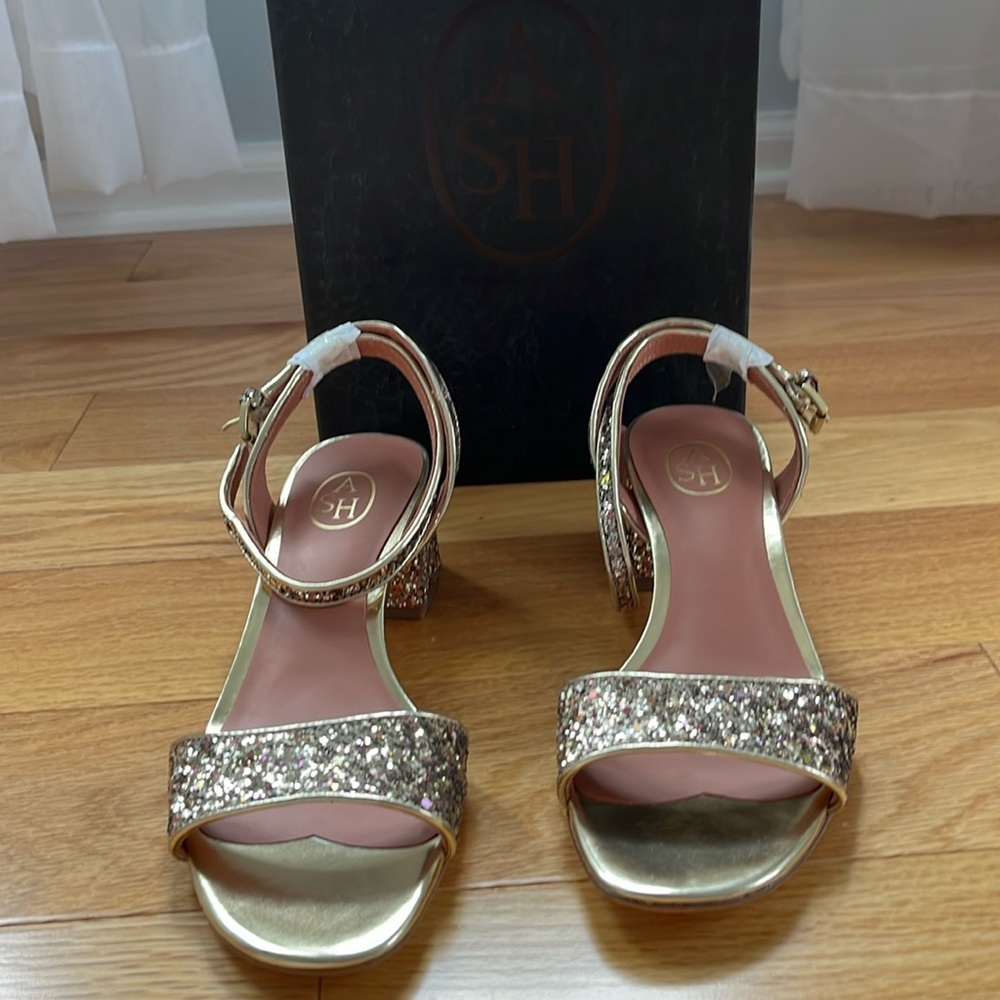 Ash glittery sandals